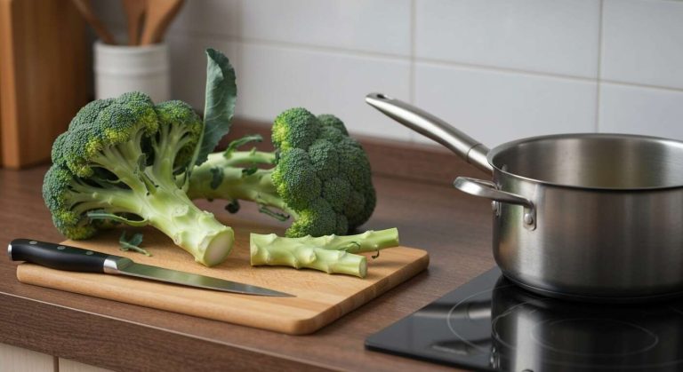 L'erreur de jeter les pieds de brocoli, qui sont pourtant délicieux en purée ou en soupe