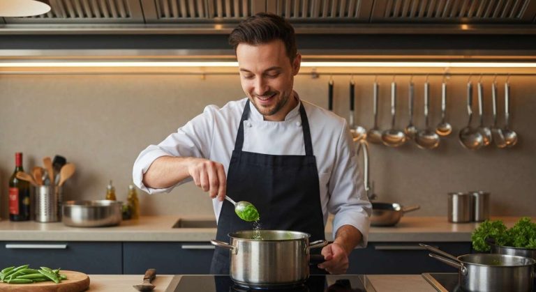 Savez-vous pourquoi les chefs ajoutent une pincée de bicarbonate dans la purée de pois ? La réponse est étonnante