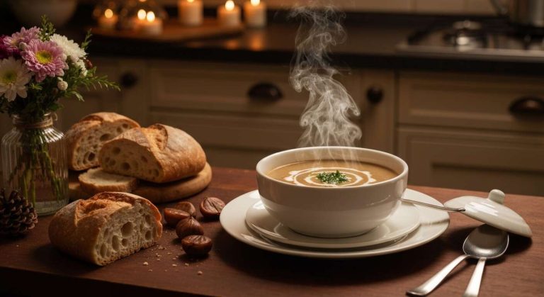 « J'ai testé cette recette de velouté de châtaignes et c'est d'une douceur, parfait pour une entrée de fête »