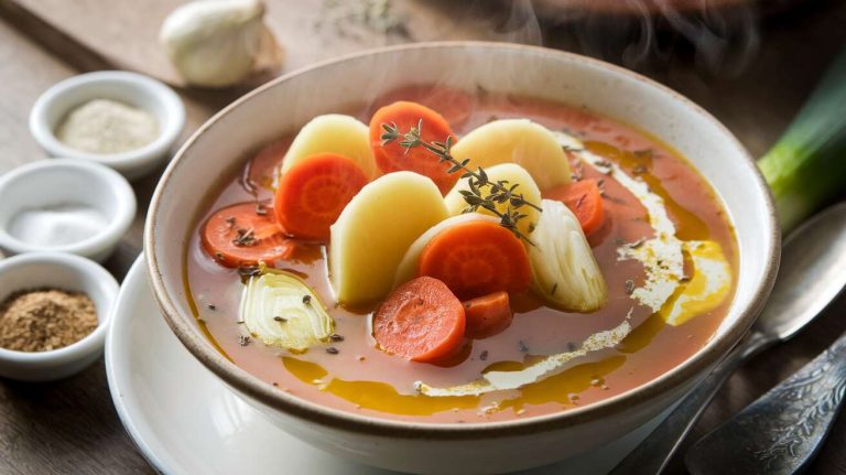 Validé par les grands-mères, ce potage de légumes d&rsquo;antan est si réconfortant qu&rsquo;il guérit tous les maux de l&rsquo;hiver