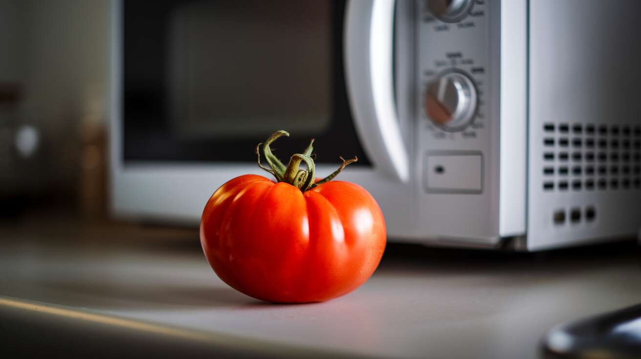 Savez-vous pourquoi on ne devrait jamais mettre une tomate entière au micro-ondes ?