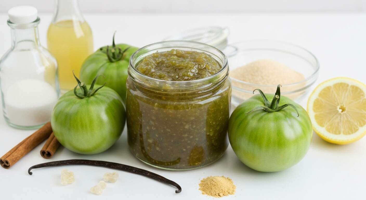 La plupart des gens ignorent qu'on peut faire de la confiture avec des tomates vertes