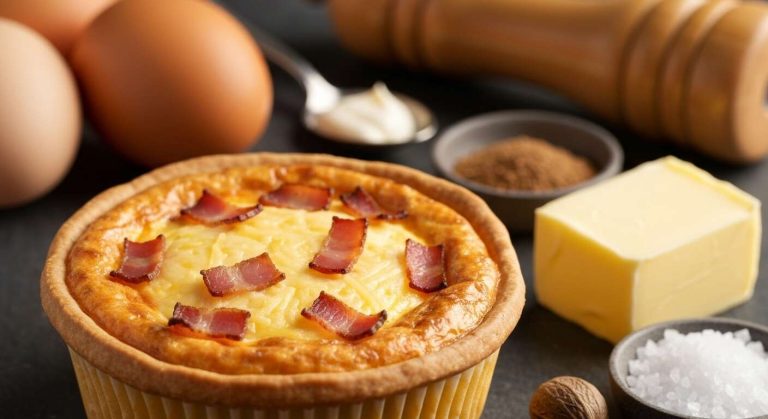 « Je fais cette quiche lorraine sans pâte dans un moule à muffins pour des portions individuelles, c'est génial »
