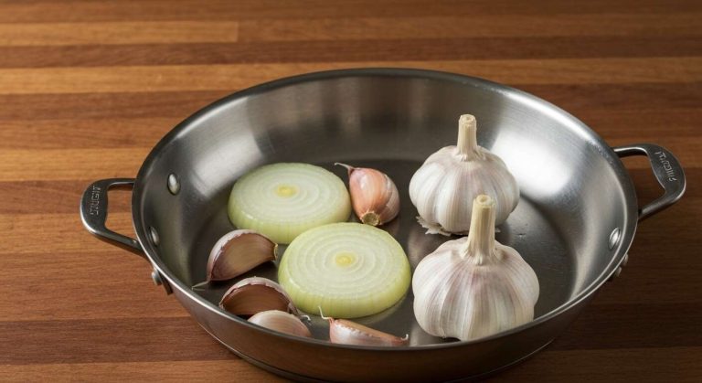 L'erreur de mettre l'ail en même temps que les oignons, ce qui le fait brûler et le rend amer