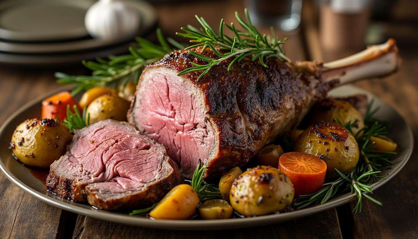Gigot d'agneau aux herbes : secrets et astuces pour maîtriser ce grand classique des dimanches